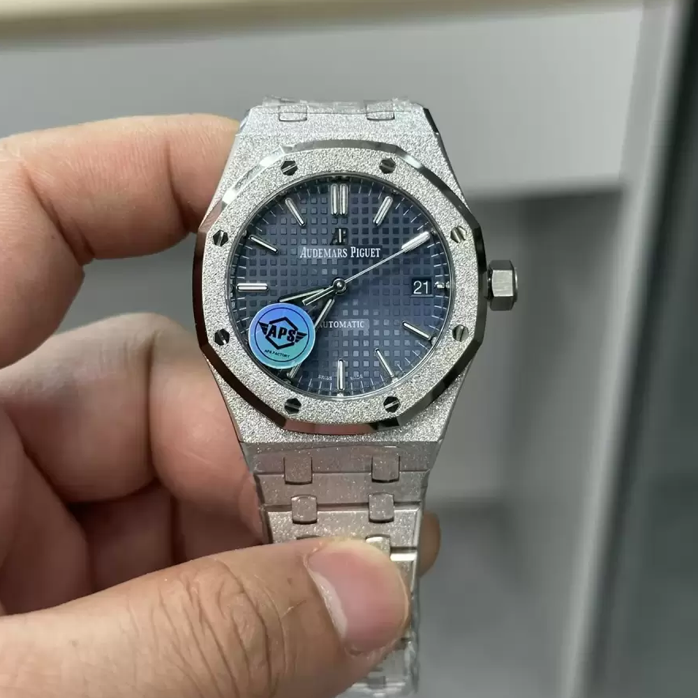 APS공장 오데마피게 로얄오크 프로스티드 청판 다이얼 37mm 15454