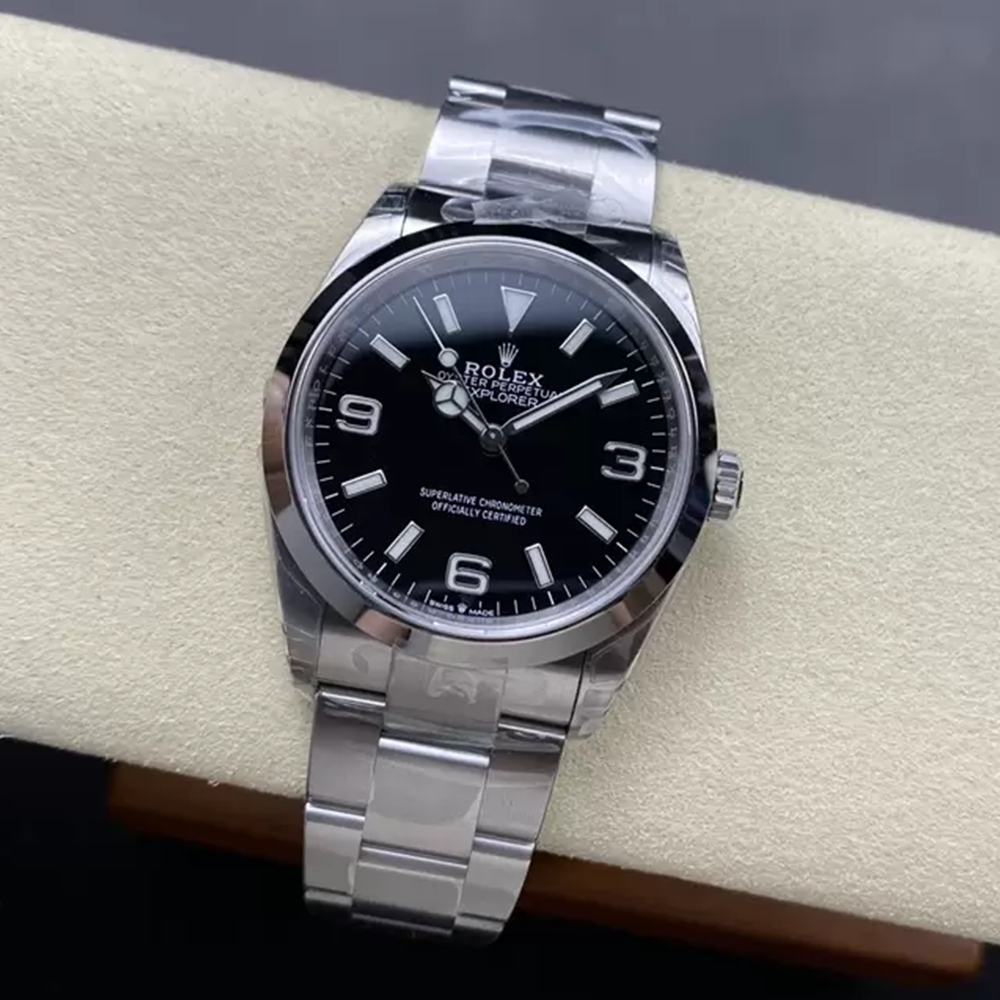 VS공장 롤렉스 익스플로러 1 블랙 다이얼 36mm 124270