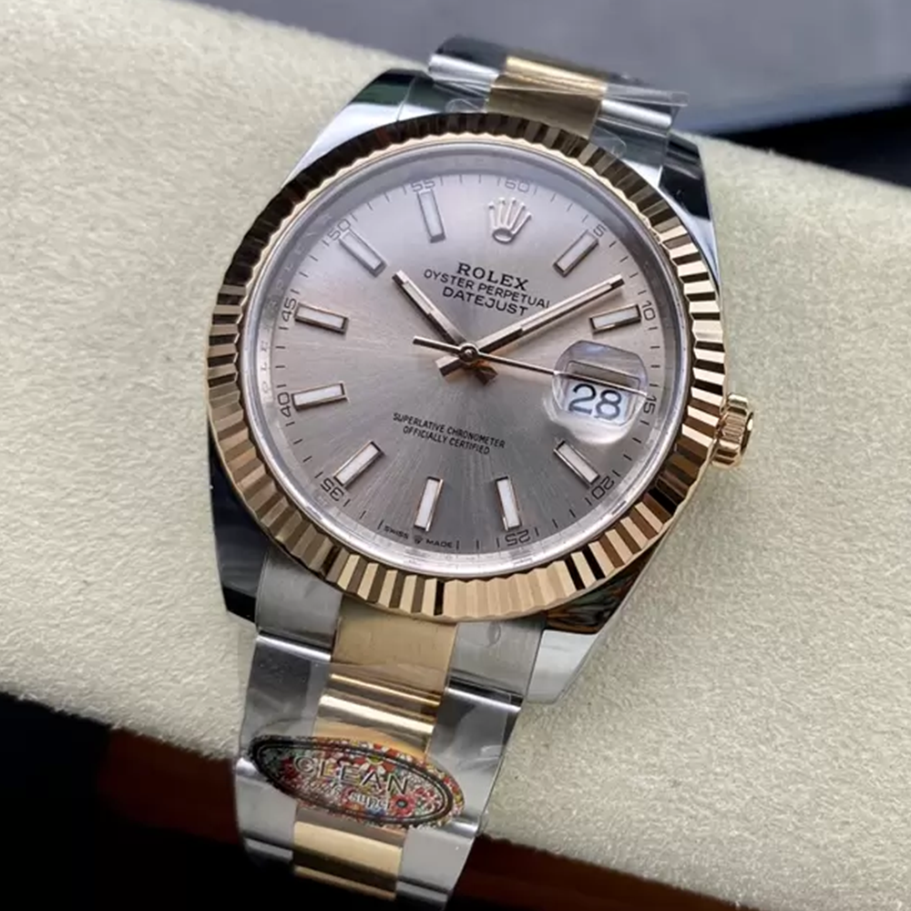 클린공장 롤렉스 데이저스트 41mm 썬더스트 인덱스 다이얼 로즈골드 콤비 오이스터 126331