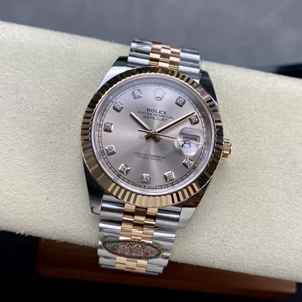 클린공장 롤렉스 데이저스트 41mm 썬더스트 8P 다이얼 로즈골드 콤비 126331