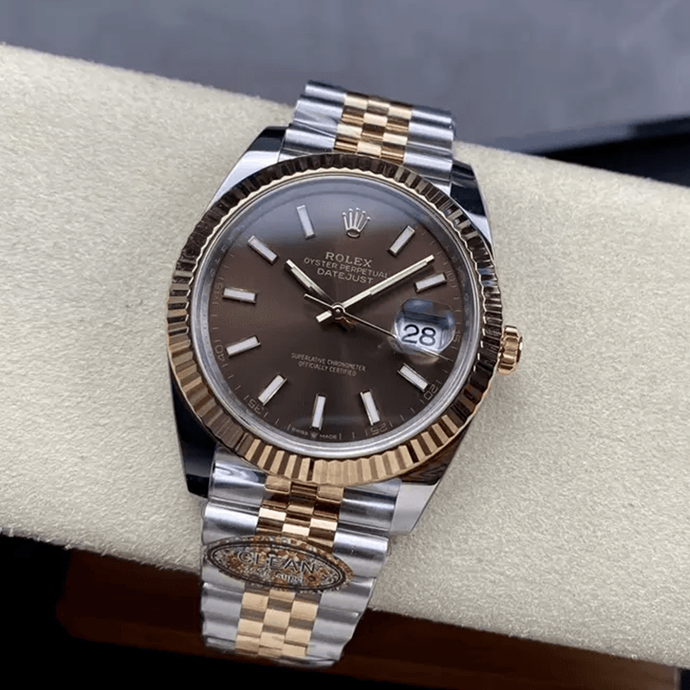 클린공장 롤렉스 데이저스트 브라운 다이얼 콤비 쥬빌레 41mm 126334