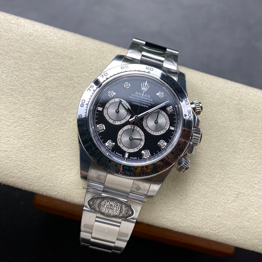 클린공장 롤렉스 코스모그래프 데이토나 블랙 8P 다이얼 126509