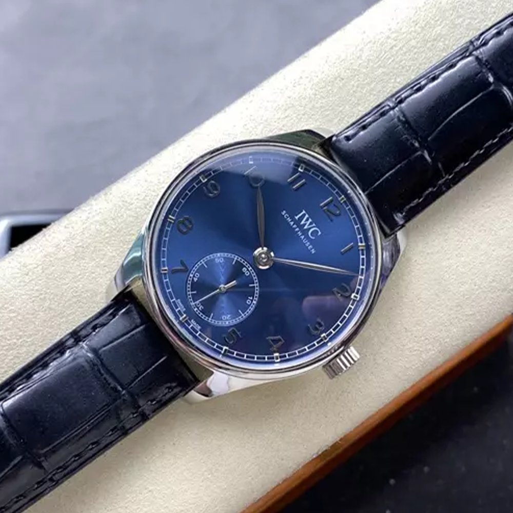 GR공장 IWC 포르투기저 오토매틱 42 블루 다이얼 가죽밴드 IW358305