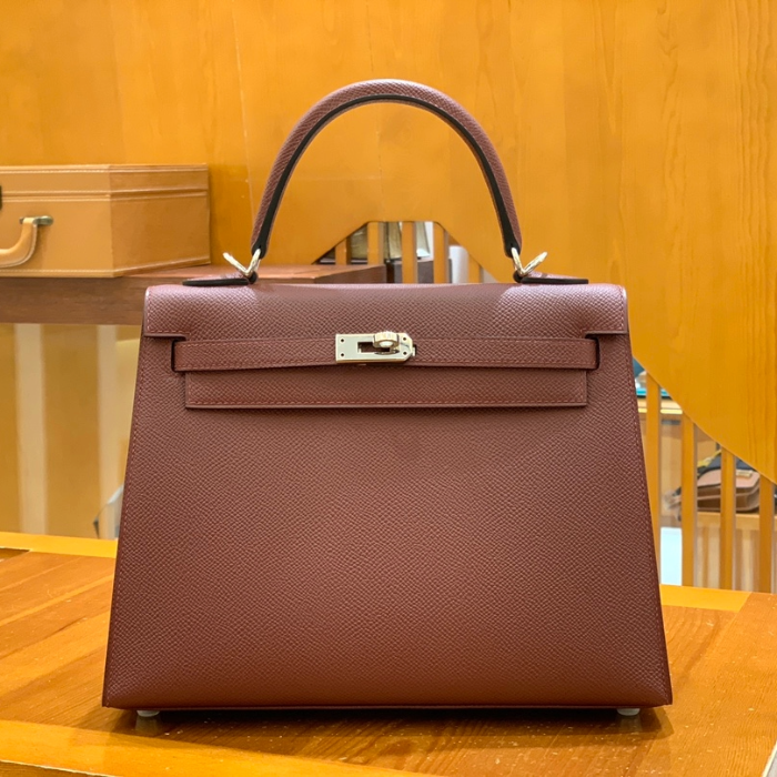 그린엘 에르메스 켈리 25 엡송 에르메스 레드 실버 버클