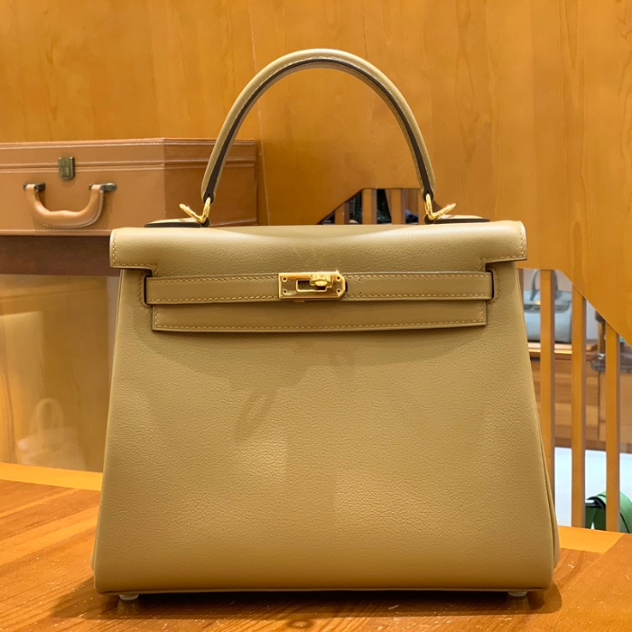 그린엘 에르메스 켈리 25 토고 비스킷 골드 버클