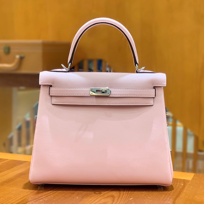 그린엘 에르메스 켈리 25 토고 사쿠라 핑크 골드 버클