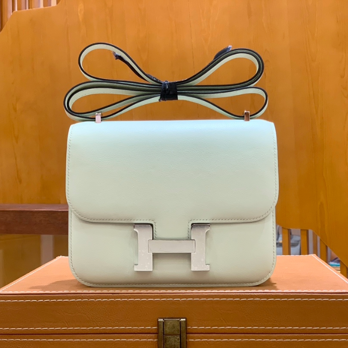 그린엘 에르메스 콘스탄스 18 엡송 버블 그린 실버 버클