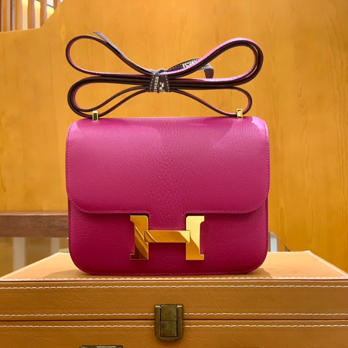 그린엘 에르메스 콘스탄스 18 엡송 로즈 퍼플 골드 버클