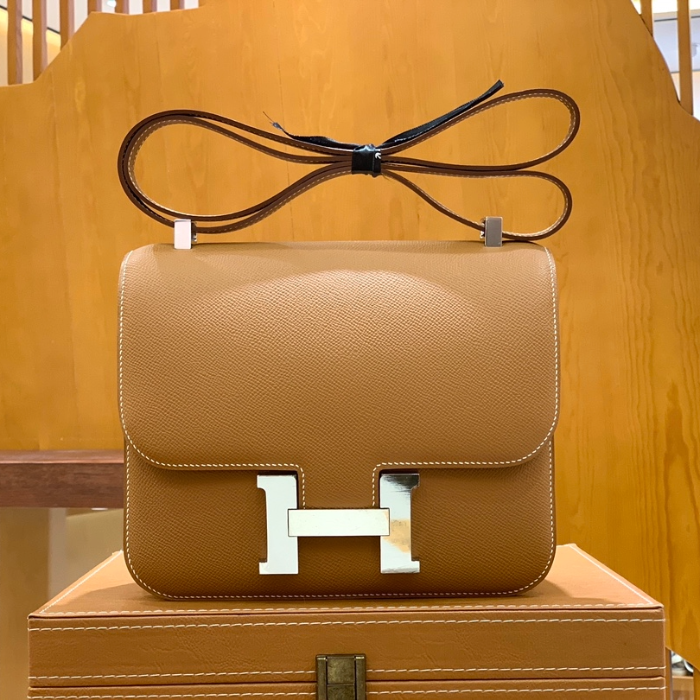 그린엘 에르메스 콘스탄스 24 엡송 브라운 실버 버클