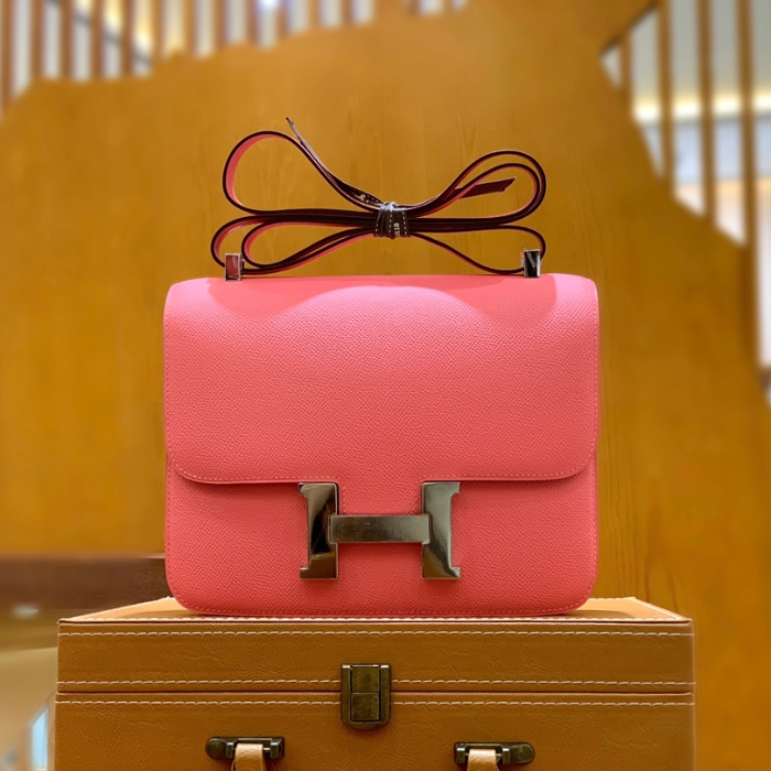 그린엘 에르메스 콘스탄스 24 엡송 립스틱 핑크 실버 버클