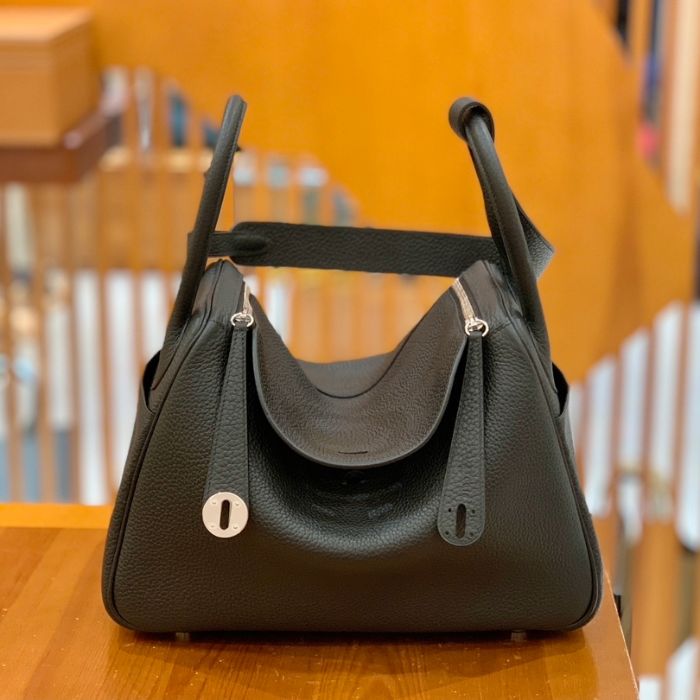 그린엘 에르메스 린디 30 블랙 실버 버클