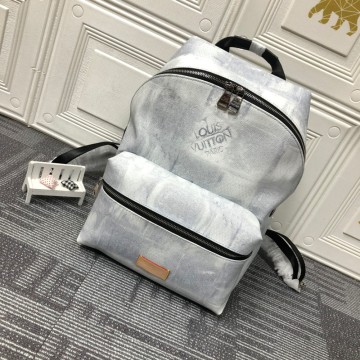 루이비통 클래식 코팅 캔버스 백팩 그레이 N50060
