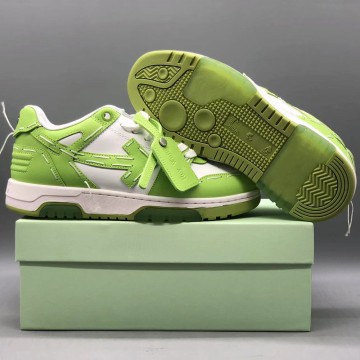 오프화이트 그린 아웃 오브 오피스 사토리얼 스니커즈