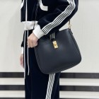 셀린느 스몰 카미유 16 소프트 백 스무스 카프스킨 블랙