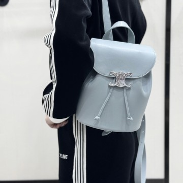 셀린느 백팩 보니 스무스 카프스킨 아이스 블루