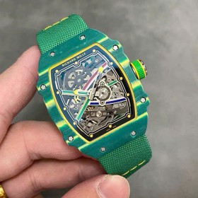 CNC 리차드밀 웨이드 반 니커크 그린 카본 RM67-02