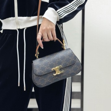 셀린느 틴 롤라 트리옹프 캔버스 & 카프스킨