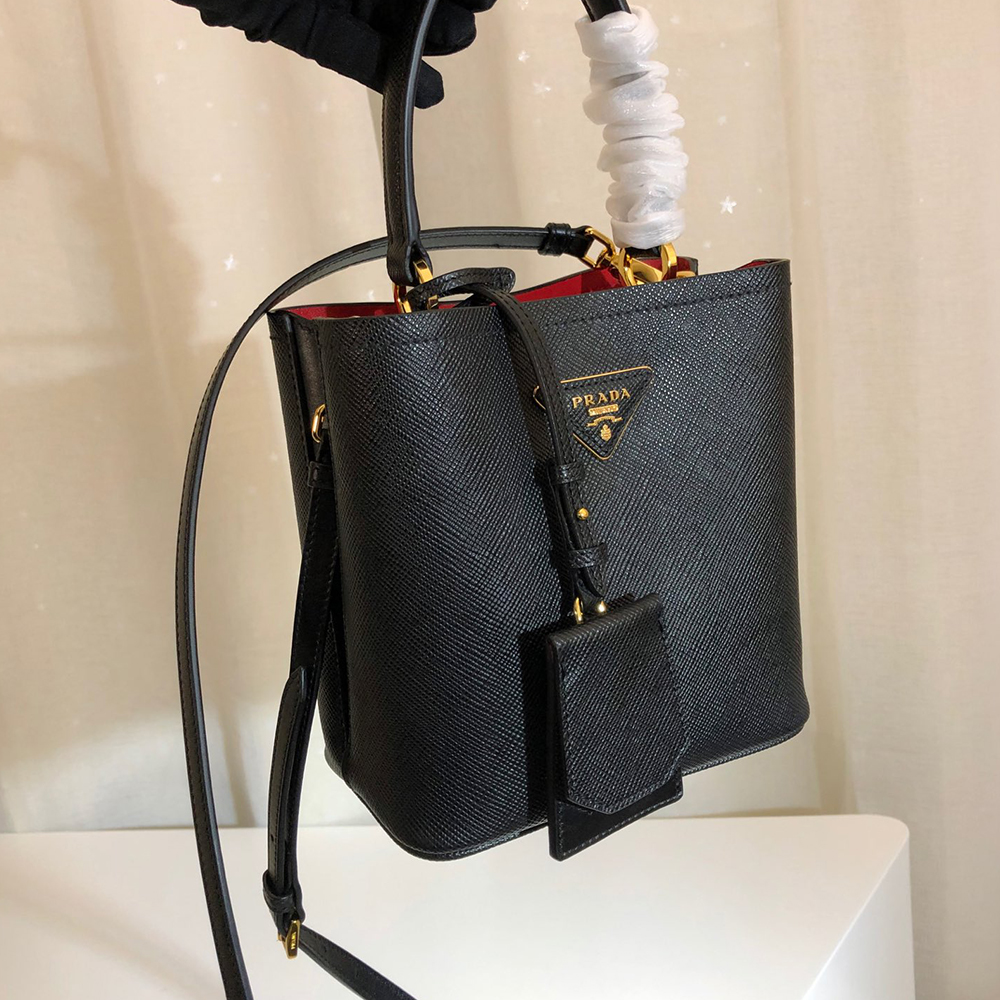 프라다 사피아노 파니에 두블레 스몰 토트 숄더백 1BA217