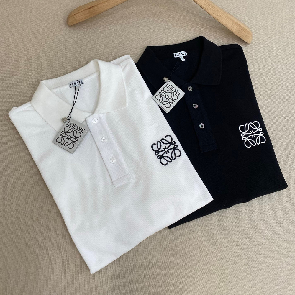 로에베 아나그램 엣지 폴로 반팔 티셔츠