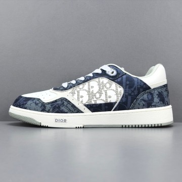 디올 B27 로우탑 스니커즈 네이비