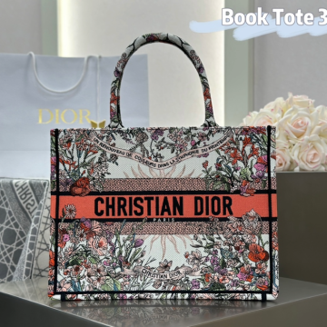 디올 미디엄 북 토트백 M1296ZEBR_M20E