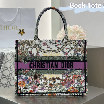 디올 미디엄 북 토트백 M1296ZEBH_M20E