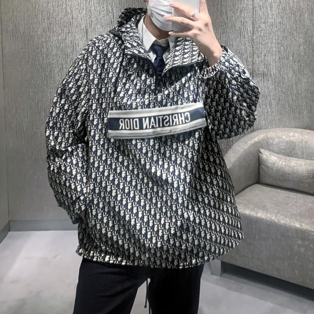 디올 오블리크 후드 아노락 집업