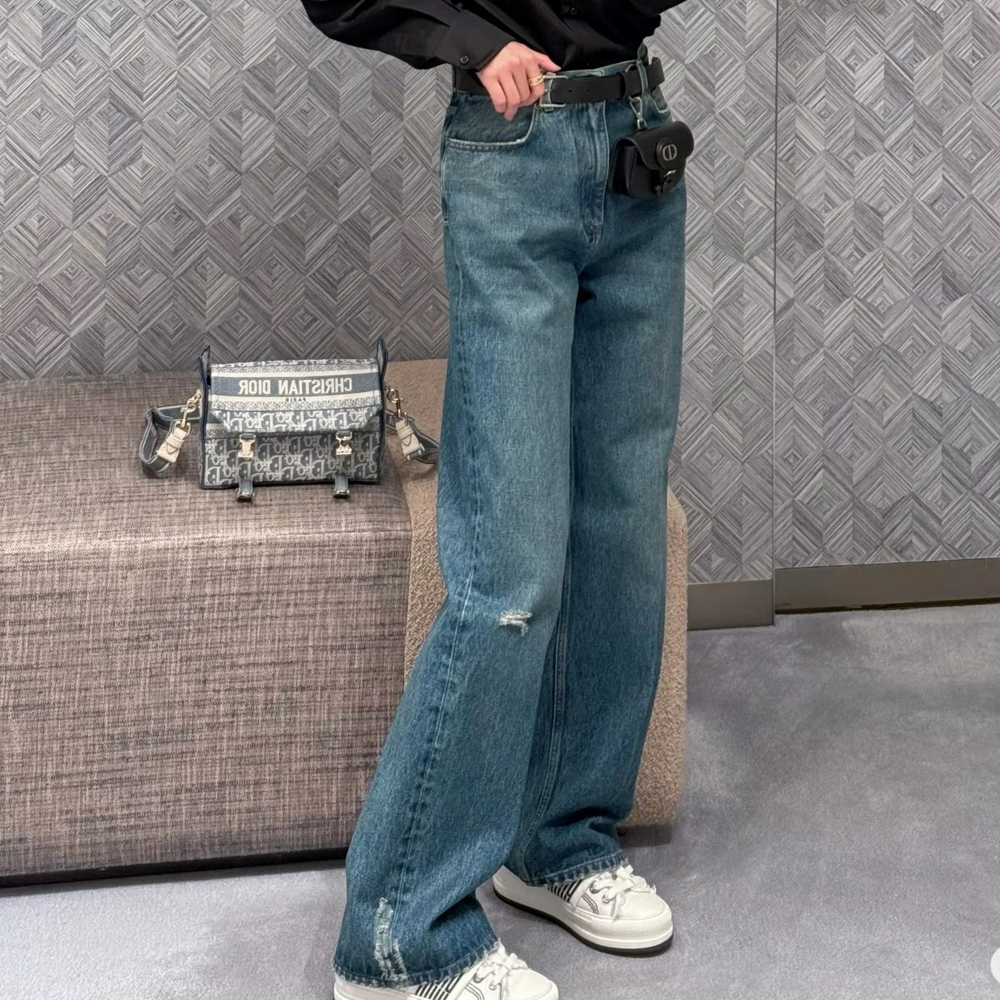 미우미우 25SS 패치워크 데님 팬츠