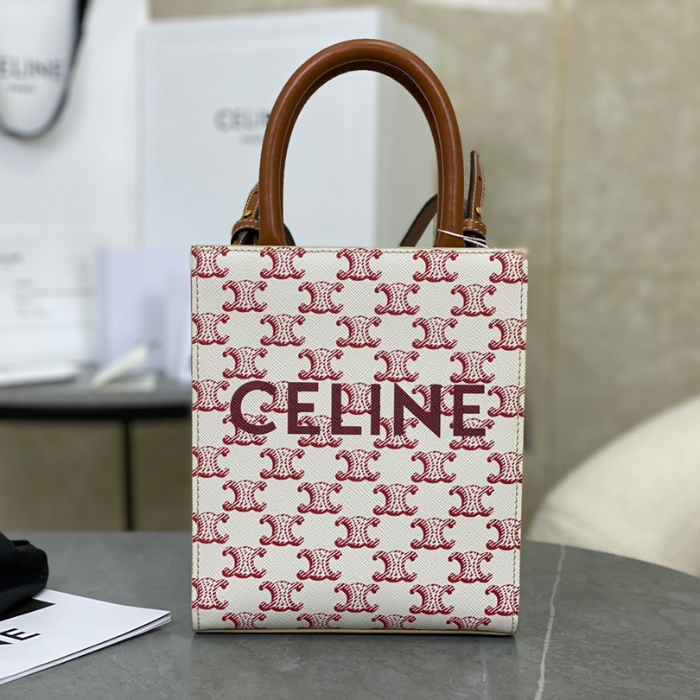 셀린느 샤이니 버티컬 카바스 캔버스백 194372