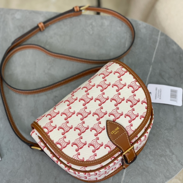 셀린느 트리옹프 미디엄 폴코 크로스 백 191502