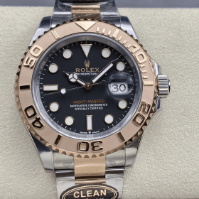클린공장 롤렉스 요트마스터 블랙 다이얼 로즈골드 콤비 40mm 126621