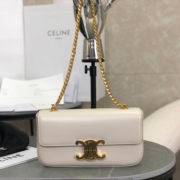 셀린느 트리옹프 체인 숄더백 트렌치 197993