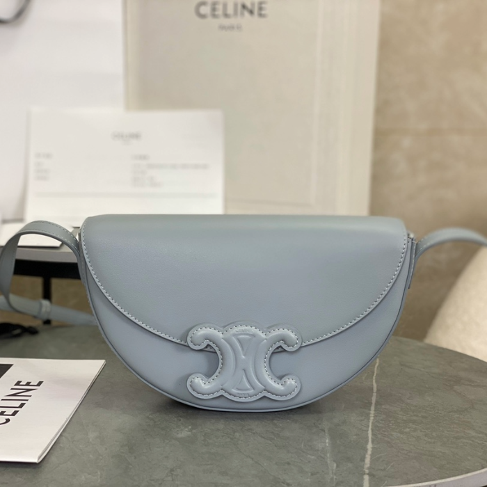 셀린느 스무스 카프스킨 베사체 퀴르 트리옹프 아이스블루 111233