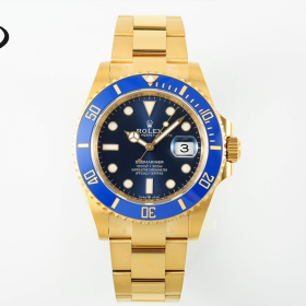 EW공장 롤렉스 신형 서브마리너 청판 다이얼 옐로우 골드 금통 41mm 126618