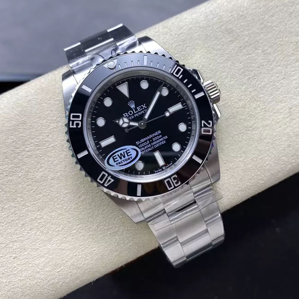 EW공장 롤렉스 신형 서브마리너 논 데이트 블랙 다이얼 41mm 124060