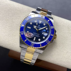 EW공장 롤렉스 신형 서브마리너 청판 다이얼 옐로우 골드 콤비 41mm 126613
