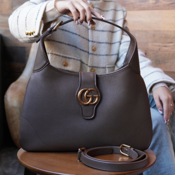 구찌 아프로디테 미디엄 숄더백 브라운