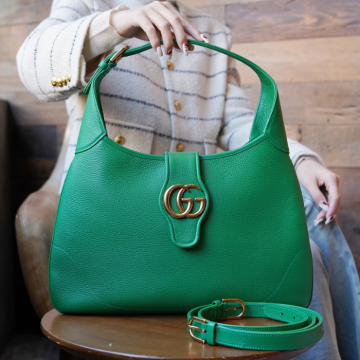 구찌 아프로디테 미디엄 숄더백 그린