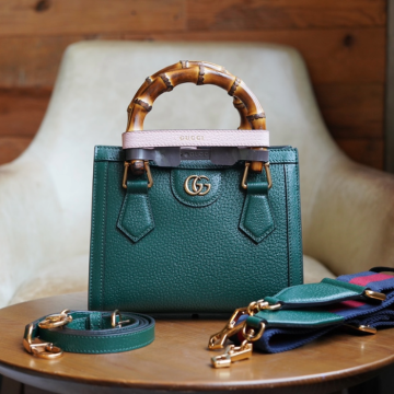 구찌 다이애나 미니 토트백 그린