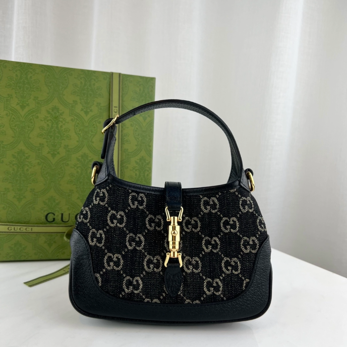 구찌 재키 1961 호보백 스몰 블랙