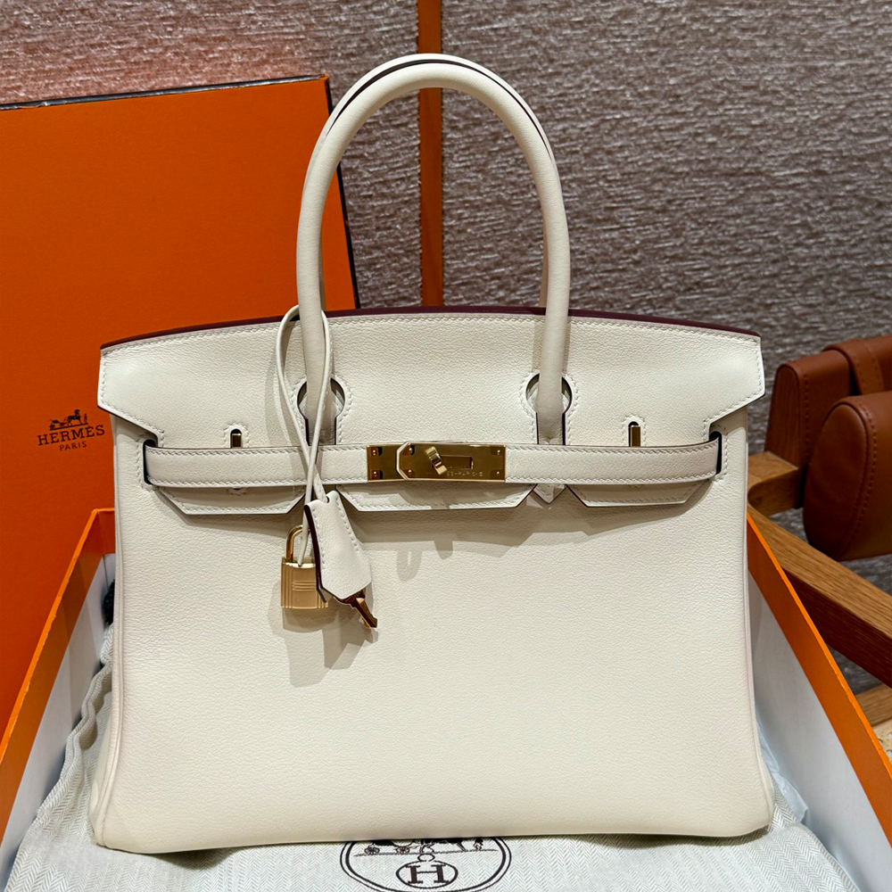 올수공 에르메스 버킨 25 i2/nata 스위프트 가죽 골드 하드웨어