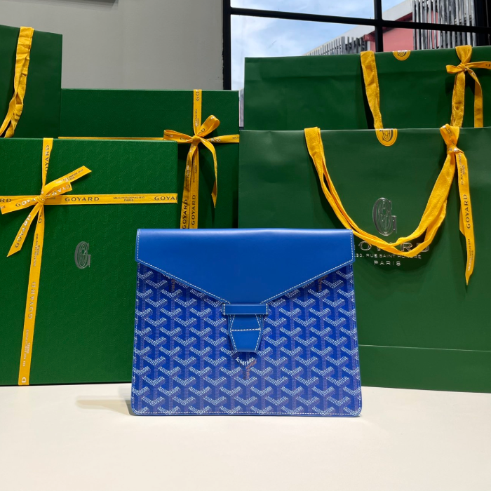 고야드 카몬도 플랩 클러치 블루