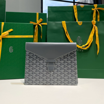 고야드 카몬도 플랩 클러치 그레이