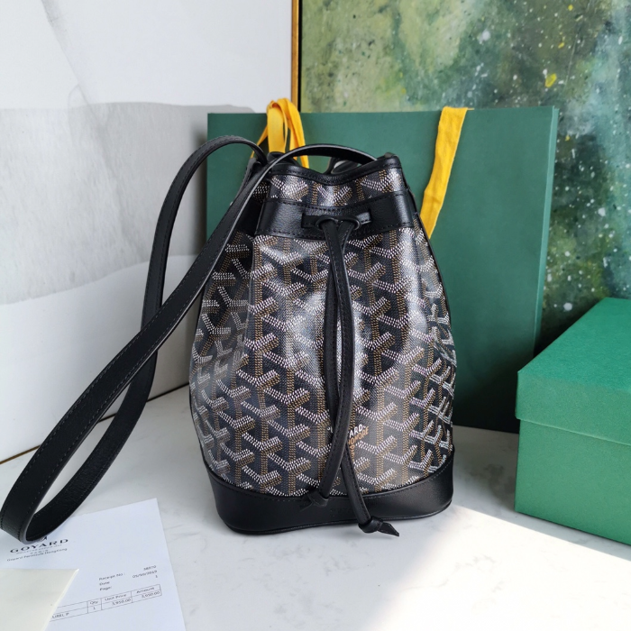 고야드 버킷백 쁘띠플로 블랙