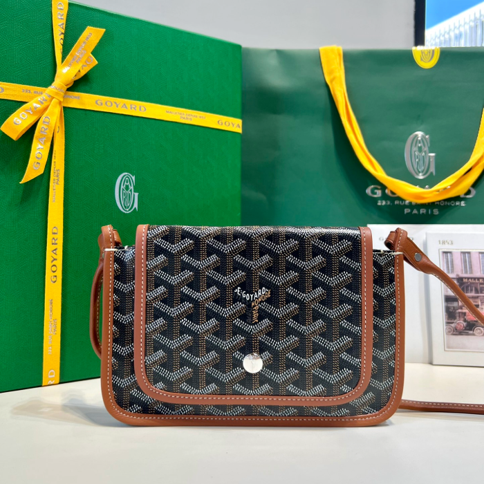 고야드 플뤼메 월렛 미니 크로스백 블랙탄