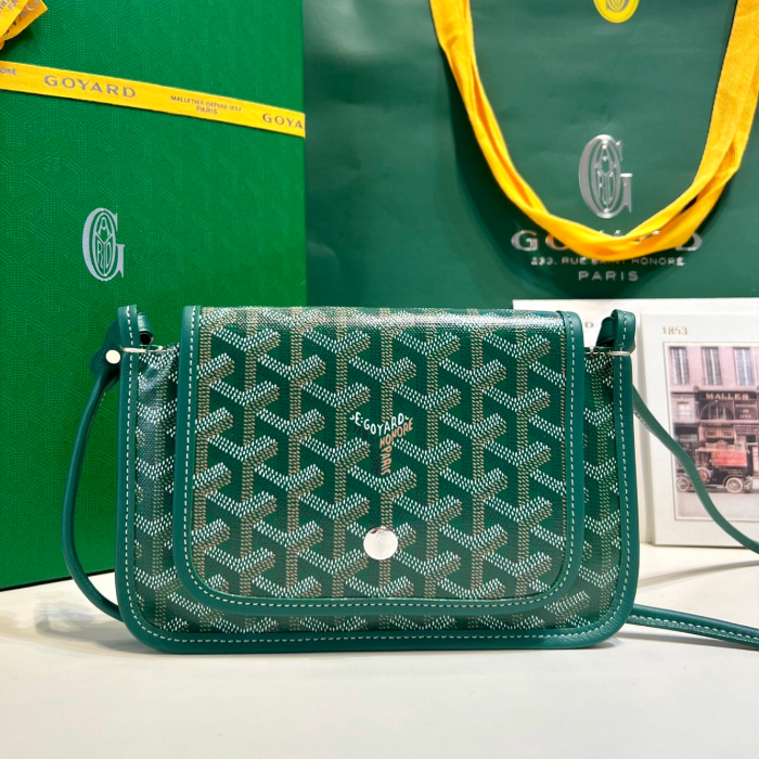 고야드 플뤼메 월렛 미니 크로스백 그린