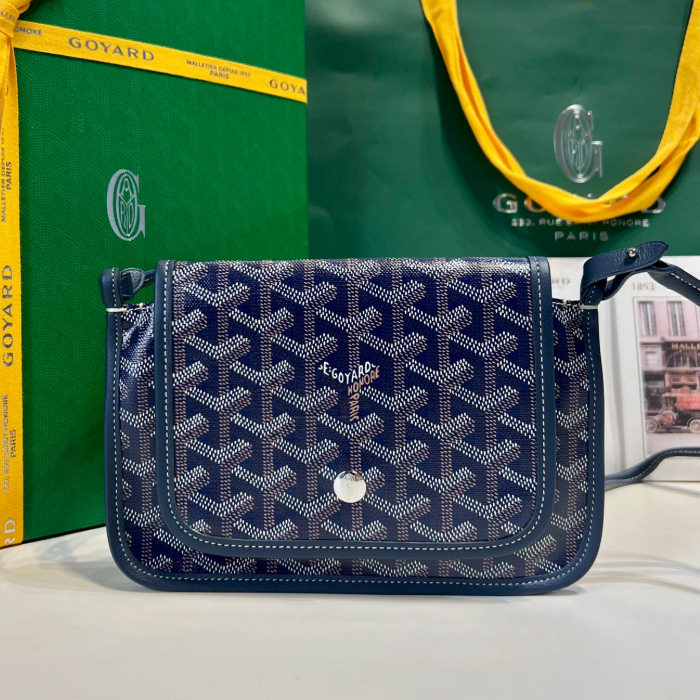 고야드 플뤼메 월렛 미니 크로스백 네이비