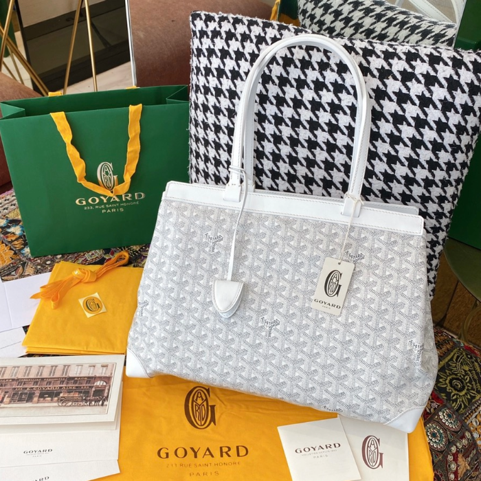 고야드 벨샤스 토트백 화이트