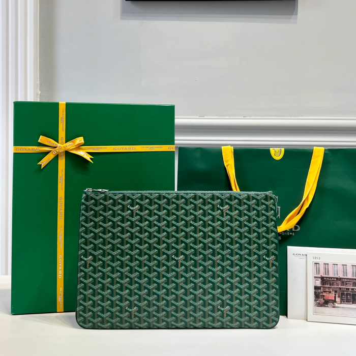 고야드 세나 클러치 GM 그린