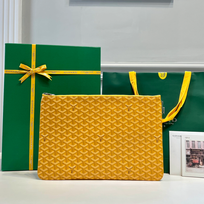 고야드 세나 클러치 GM 옐로우